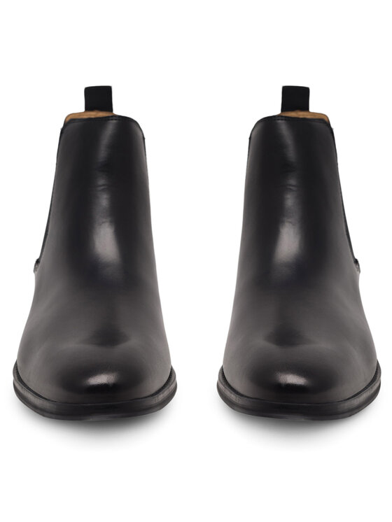 GINO ROSSI Kotníková obuv s elastickým prvkem Gino Rossi SOPRANO-05 123AM Černá