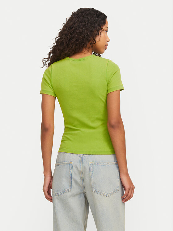 JJXX JJXX Футболка Frankie 12239962 Зелений Slim Fit