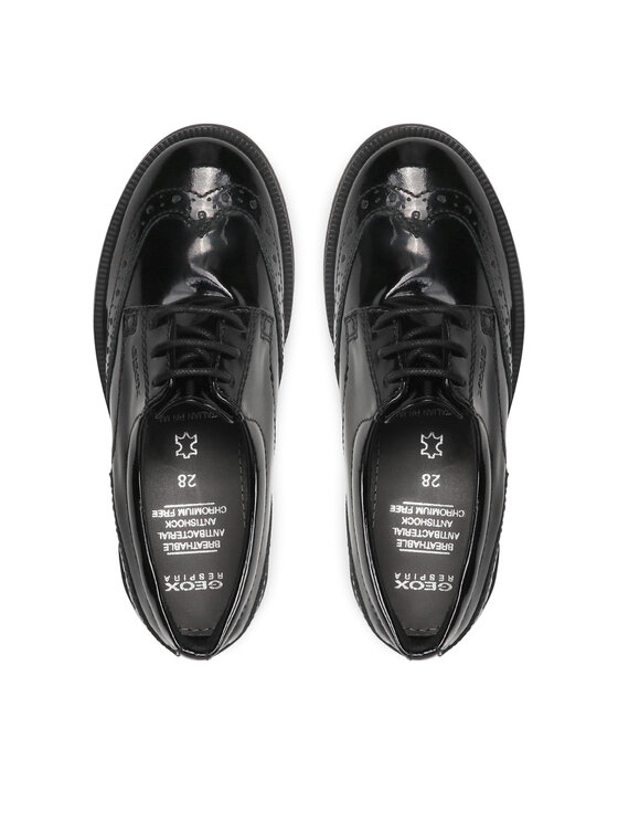 Geox Polobotky Geox J Agata D J8449D 00066 C9999 M Černá