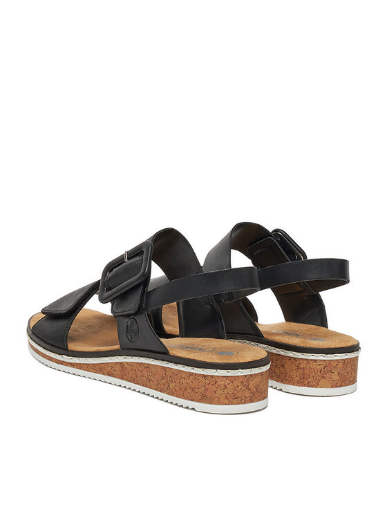 Rieker Sandali Rieker V3667-00 Nero