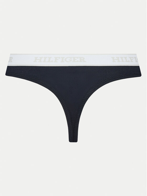 Tommy Hilfiger Tommy Hilfiger Στρίνγκ UW0UW05539 Σκούρο μπλε
