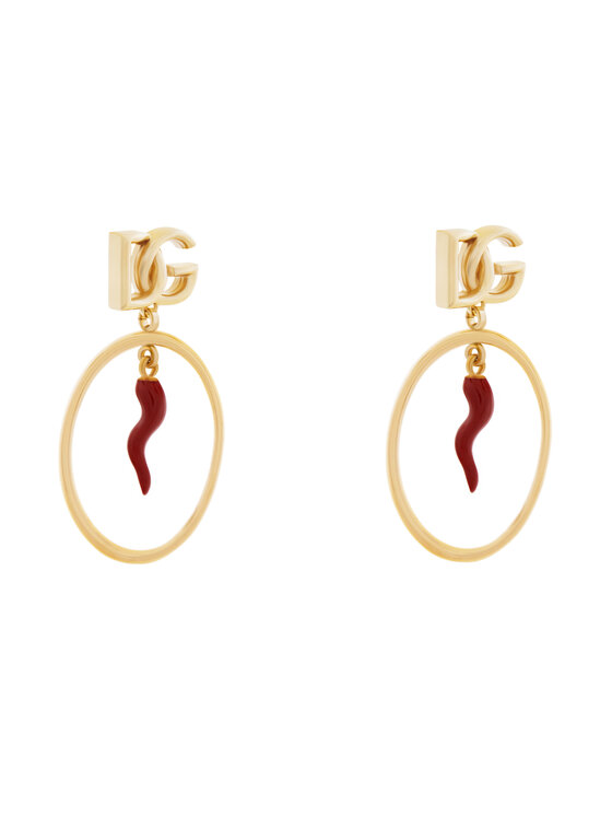 Dolce&Gabbana Сережки Dolce&Gabbana WEQ6C7 W1111 Золотий
