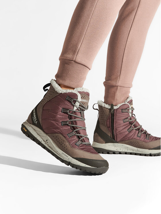 Merrell Снігоходи Merrell Antora Sneaker Boot Wp J066930 Бордовий