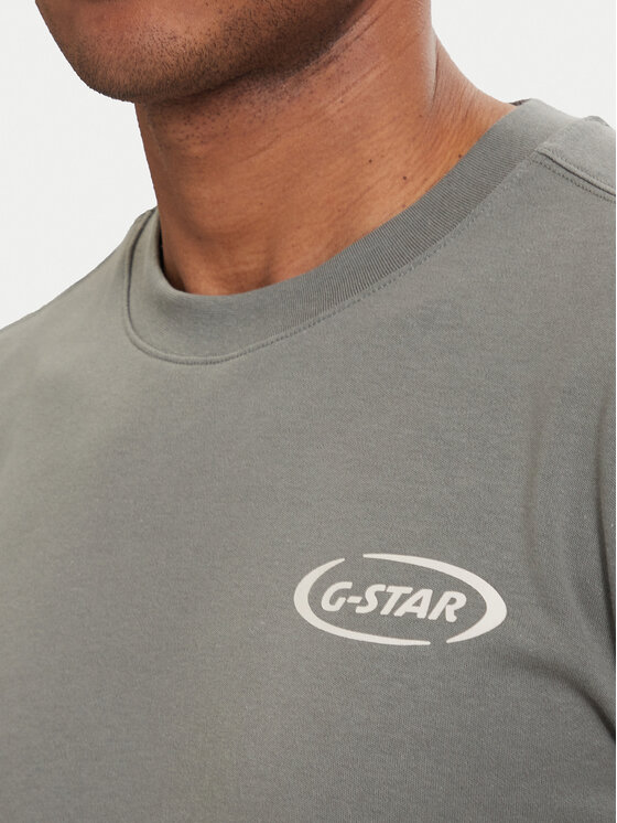 G-Star Raw G-Star Raw Camiseta 90s Logo D28921-D976 Verde oscuro Regular Fit