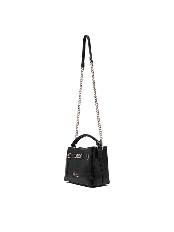 Nine West Táska Nine West EO-CITY GRACE-LDA9420 CROCO Fekete