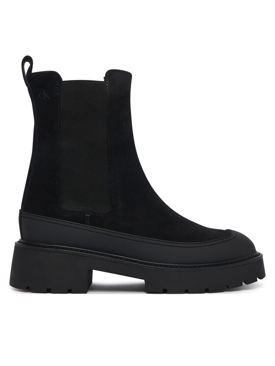 Calvin Klein Členková obuv s elastickým prvkom Calvin Klein HW0HW03203 Čierna