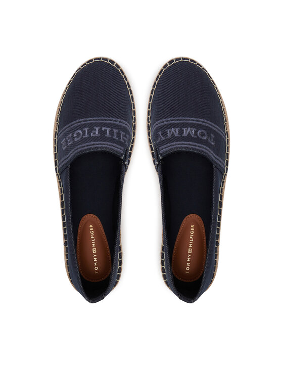 Tommy Hilfiger Еспадрили Tommy Hilfiger Denim Platform Espadrille FW0FW08543 Тъмносин