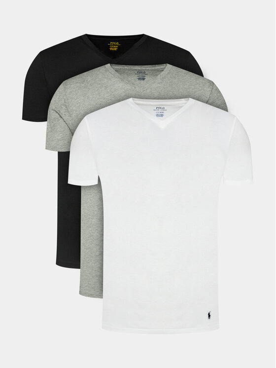 Polo Ralph Lauren Polo Ralph Lauren Комплект футболок 714936903002 Кольоровий Slim Fit