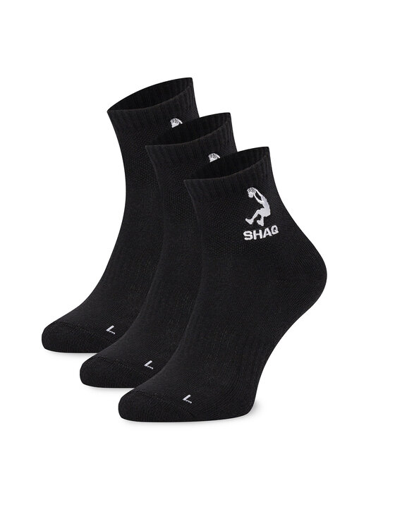 SHAQ Kratke nogavice Shaq AS_SHQ_H_001Z_SS25 (3-PACK) Črna
