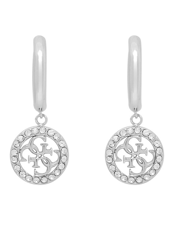 Guess Auskarai Guess JUBE02 135JW Sidabrinė