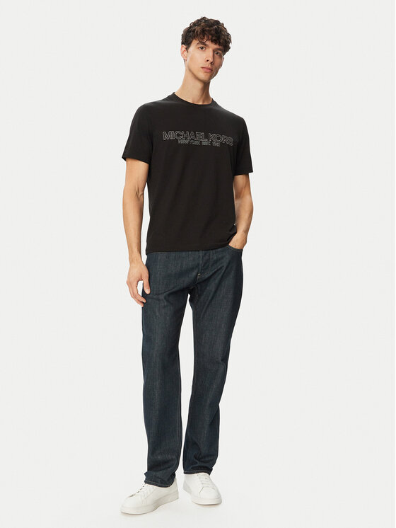 MICHAEL Michael Kors MICHAEL Michael Kors Camiseta CF6536OFV4 Negro Regular Fit