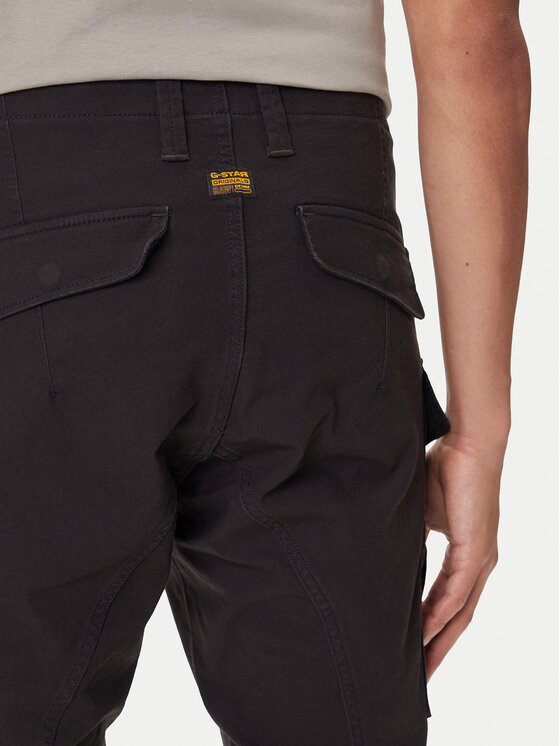 G-STAR G-Star Raw Штани з тканини Zip Pocket 3D D24307-E172 Чорний Skinny Fit
