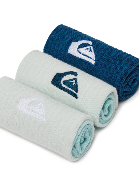 Quiksilver Довгі шкарпетки Quiksilver AS_QUIKSILVER_102Z_SS25 (3-PACK) Зелений