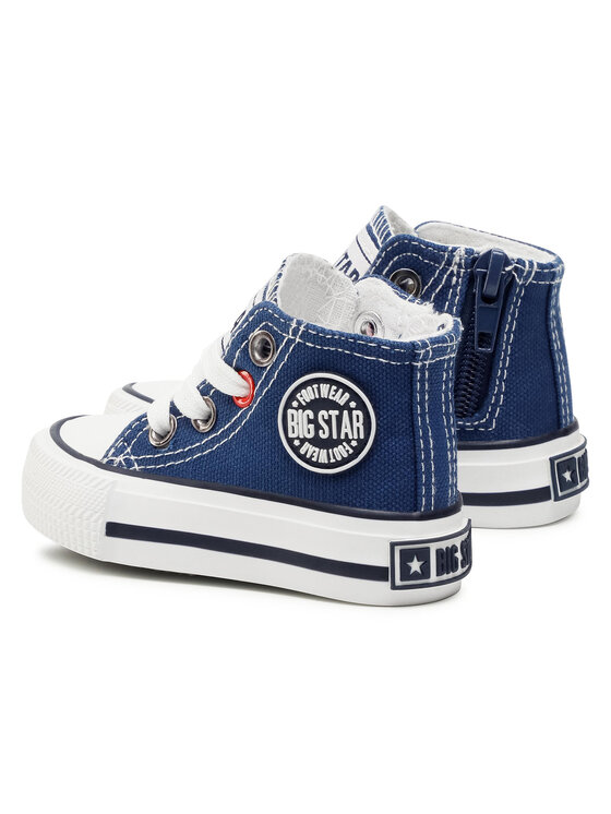 Big Star Shoes Plátenky Big Star Shoes HH374189 Tmavomodrá