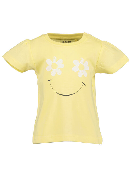 Blue Seven Blue Seven T-shirt 901119 X Giallo Regular Fit