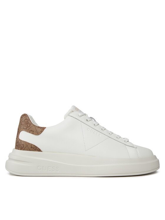 Guess Sneakersy Guess Elba FMPVIB LEA12 Biały