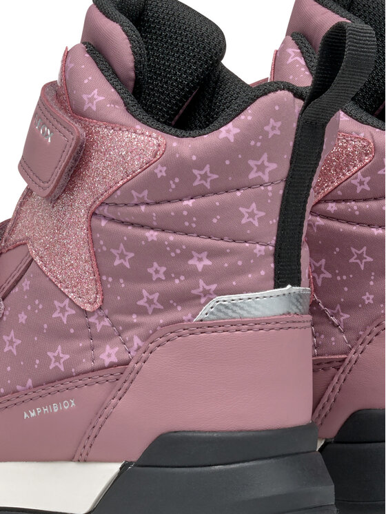 Geox Cizme de zăpadă Geox J Trekkyup Girl B Ab J46M7C 0MNBC C8006 D Roz