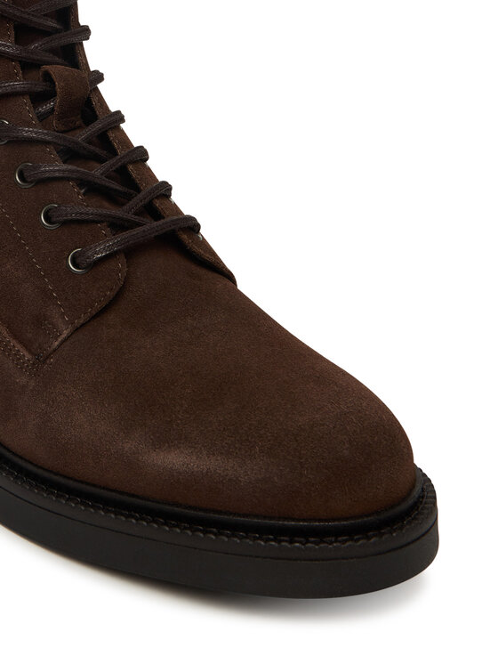 Tommy Hilfiger Kozačky Tommy Hilfiger Comfort Lwt FM0FM05594 Hnědá