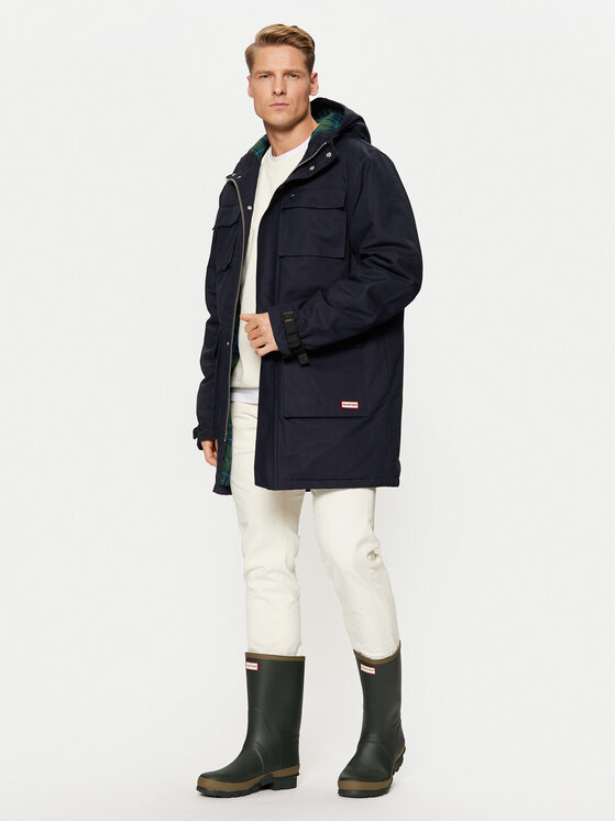 Hunter Hunter Zimska jakna HARM0002242 Tamnoplava Regular Fit