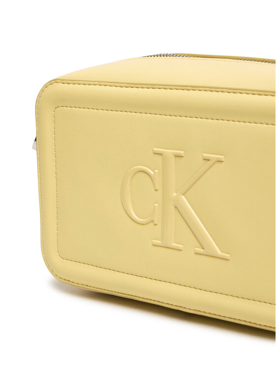 Calvin Klein Geantă Calvin Klein Bold Ck Camera Bag LV04F3220G Galben
