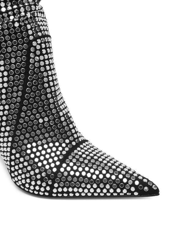 MICHAEL Michael Kors Čižmy MICHAEL Michael Kors Dawn Heeled Boot 40F5DWHB7S Strieborná