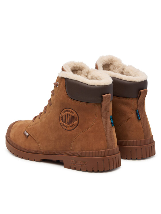 Palladium Черевики туристичні Palladium Sp20 Cuff Lth Wp Wl 79067-291-M Коричневий