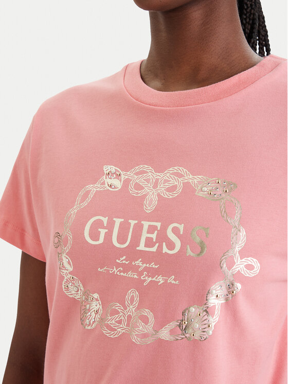 Guess Guess Longsleeve E6GI00 I3Z14 Рожевий Regular Fit