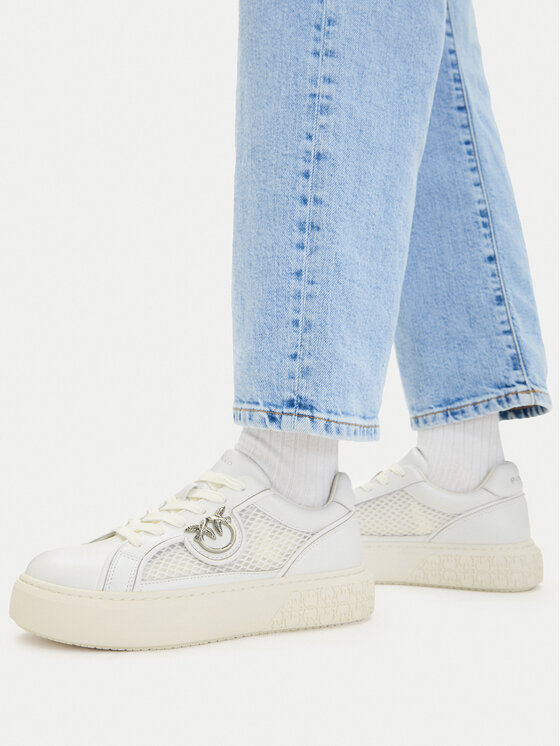 PINKO Sneakersy PINKO Yoko 33 SS0181 Biały