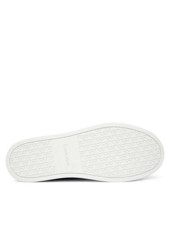 Calvin Klein Sneakersy Calvin Klein Hybrid Clean Cup Derby Lth HM0HM02011 Bordó