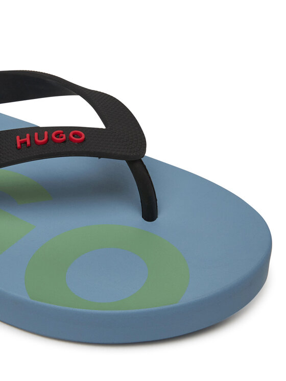 HUGO Šlepetės per pirštą HUGO Arvel 50497860 Žydra