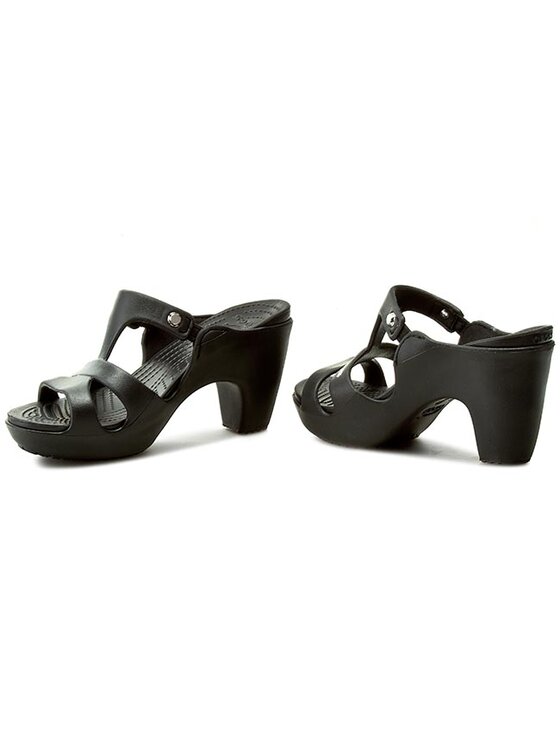Crocs Klapki Crocs Cyprus V Heel W 201301 Czarny