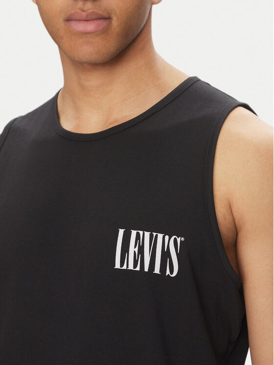 Levi's® Levi's® Trikó Graphic Rower A7642-0004 Fekete Regular Fit