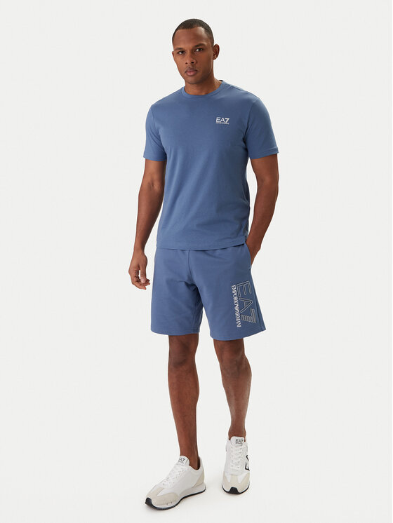 EA7 Emporio Armani EA7 Emporio Armani Camiseta 8NPT25 PJVPZ Azul marino Regular Fit