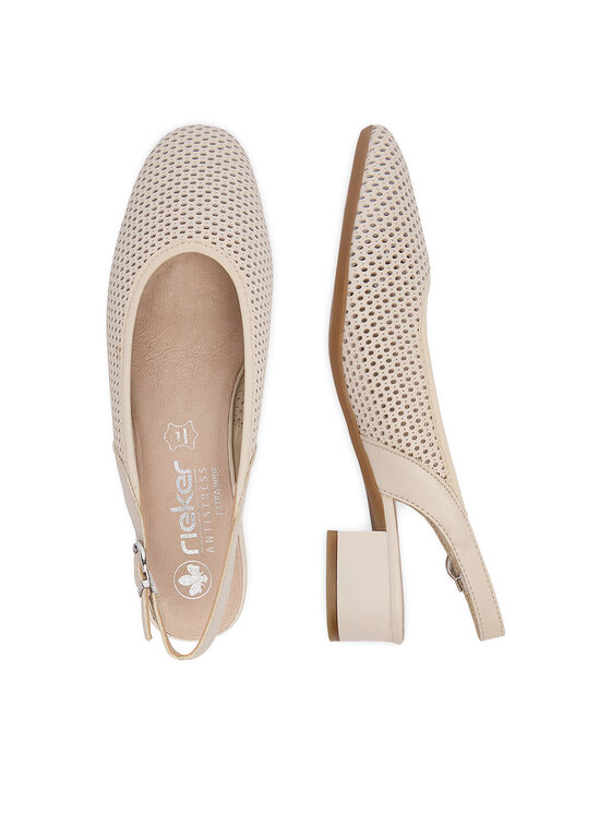 Rieker Décolleté Rieker CEO-43458-60 Beige chiaro