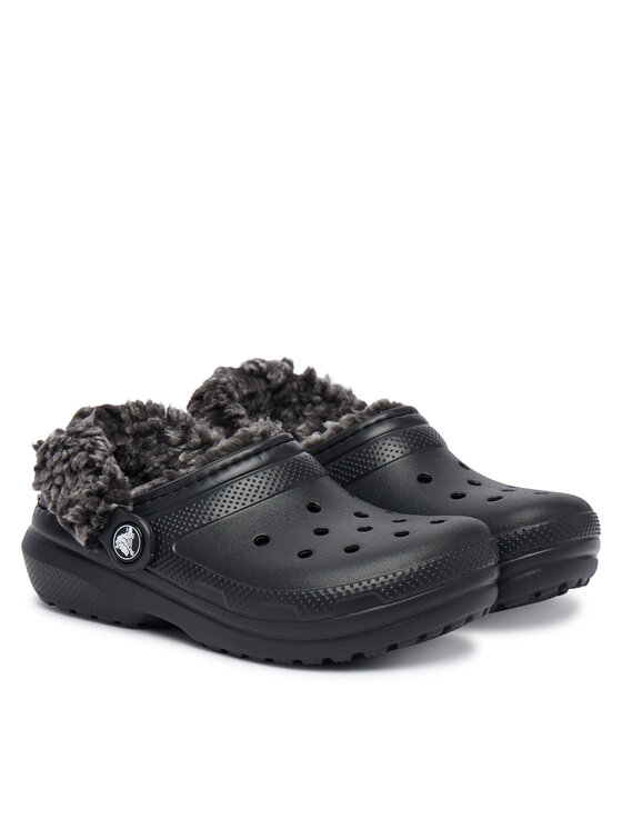 Crocs Шльопанці Crocs Classic Fleece Lined Clog K 212856 Чорний