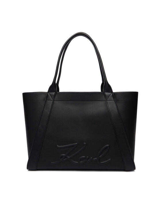 KARL LAGERFELD Ročna torba KARL LAGERFELD B1W30066 Črna