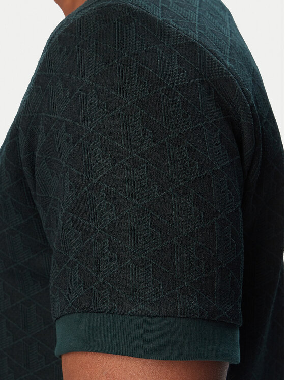 Lacoste Lacoste Camiseta TH1197 Verde oscuro Regular Fit
