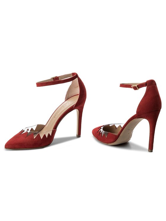 Eva Minge Čevlji z visoko peto Eva Minge Lugo 3W 18SF1372325ES Rdeča