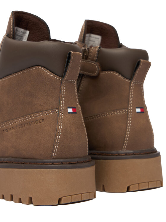 Tommy Hilfiger Turistická obuv Tommy Hilfiger T3X5-34125-1269509 D Hnědá