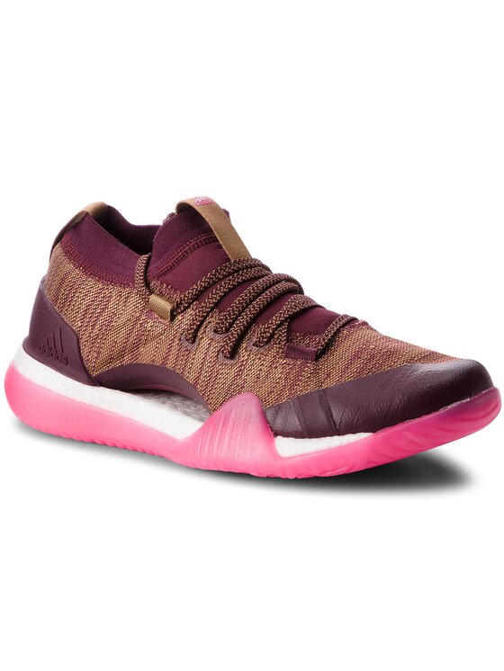 adidas Tekaški čevlji adidas PureBoost X Trainer 3.0 DA8968 Bordo rdeča