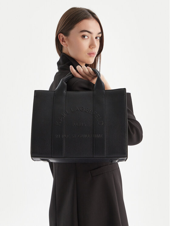 KARL LAGERFELD Kabelka KARL LAGERFELD A4W30264 Černá