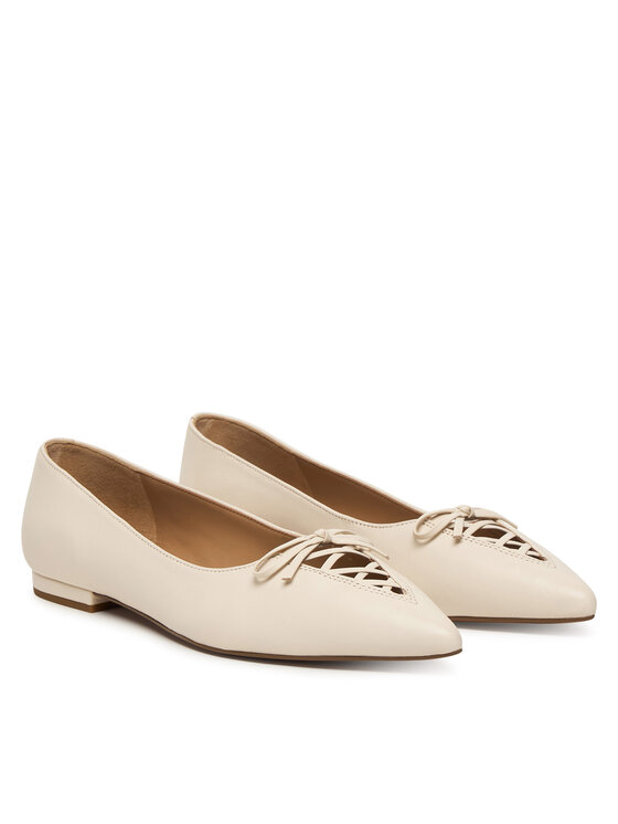 LAUREN RALPH LAUREN Балеринки LAUREN RALPH LAUREN 802P06376003 Бял