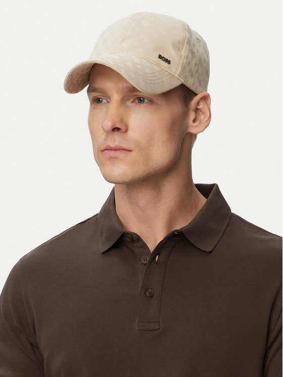 BOSS Шапка с козирка BOSS Zed 50560339 Бежов