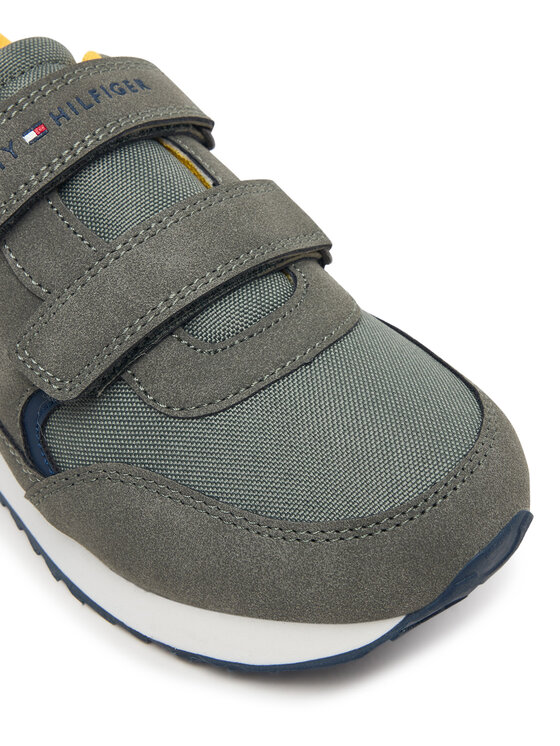 Tommy Hilfiger Superge Tommy Hilfiger Low Cut Velcro Sneaker T1X9-35253-1960 S Zelena