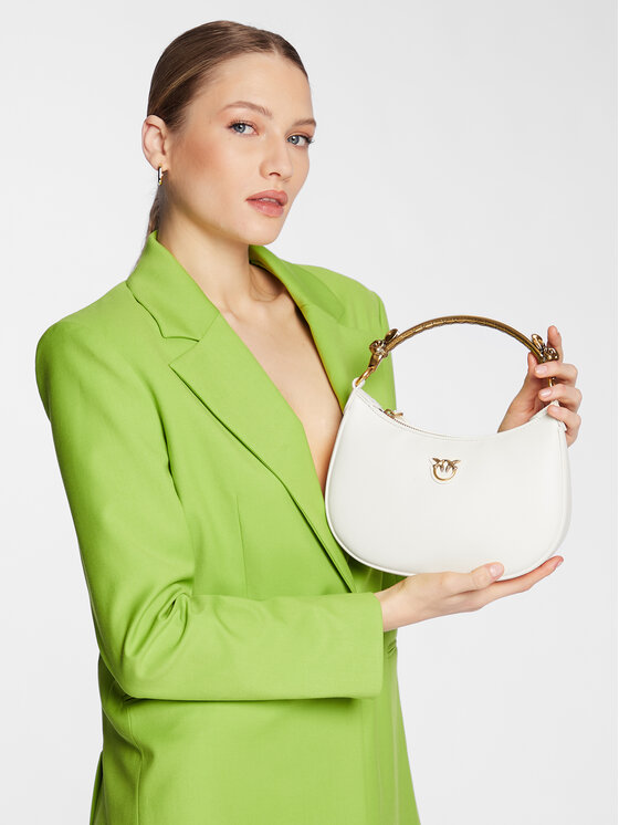 PINKO Τσάντα Pinko Love Mini Half Moon PE 23 PLTT 100205 A0F1 Λευκό