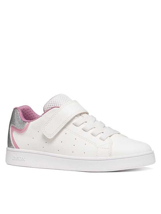 Geox Sneakersy Geox J Eclyper Girl J36LRA 0BCKC C1Z8Z M Biały