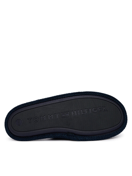 Tommy Hilfiger Copati Tommy Hilfiger Corduroy House Shoes FM0FM06019 Mornarsko modra