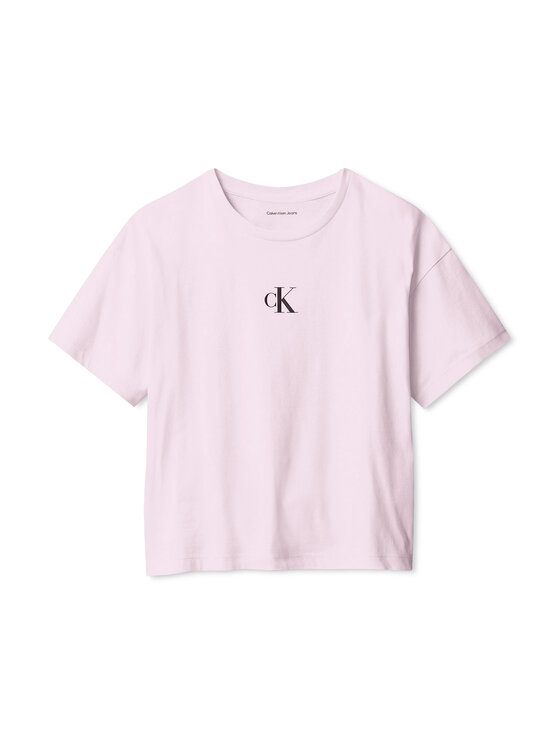 Calvin Klein Jeans Calvin Klein Jeans Camiseta Logo IG0IG02136 Rosa Boxy Fit