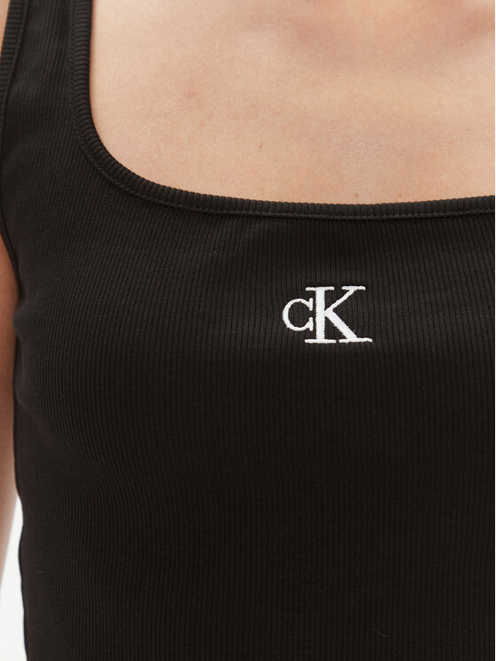 Calvin Klein Jeans Calvin Klein Jeans Top J20J223192 Črna Relaxed Fit