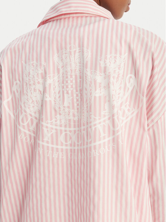 Juicy Couture Juicy Couture Camisa Dog Crest JCYPT126861 Rosa Relaxed Fit